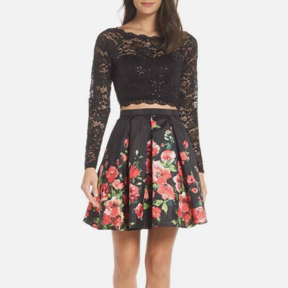 NWT Sequin Hearts 2 Piece Set - Picture 1 of 9